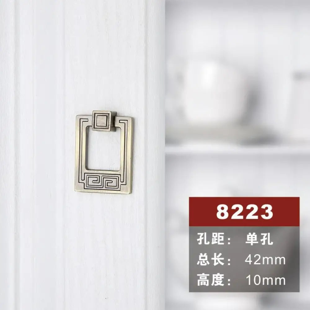 Antique Bronze Cabinet Knobs and Handles – Vintage Furniture Hardware 8223 lifting ring Handles