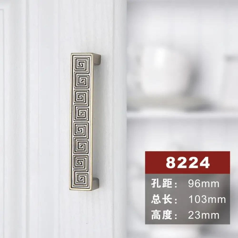 Antique Bronze Cabinet Knobs and Handles – Vintage Furniture Hardware 8224 96mm Handles