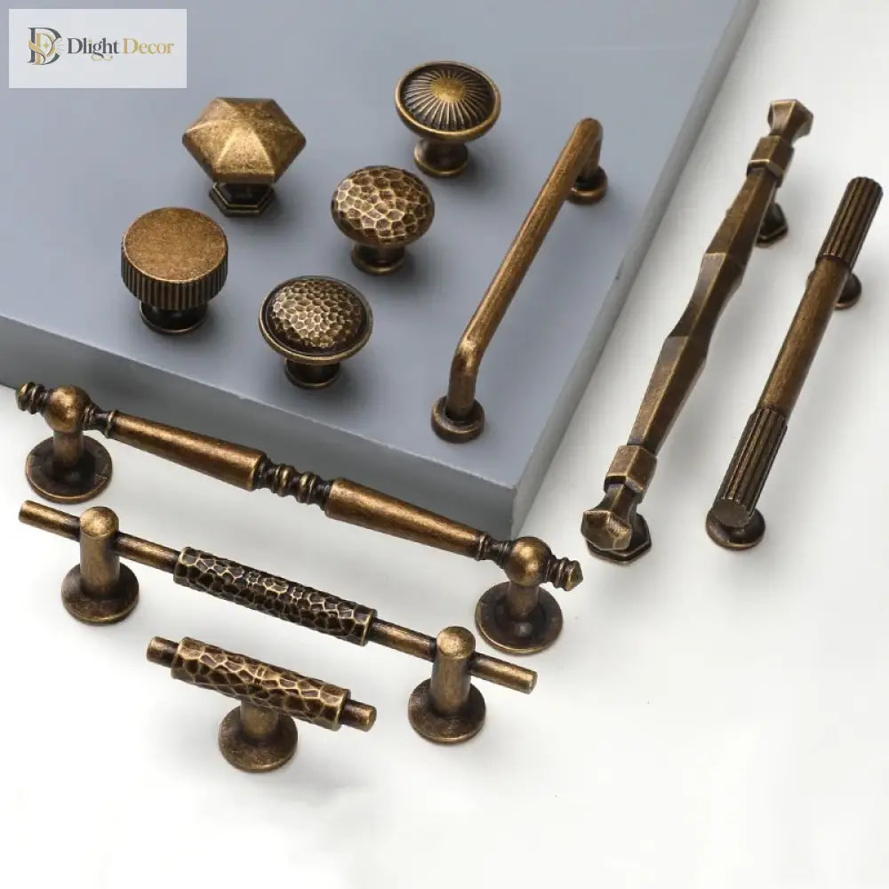 Antique Bronze Cupboard Door Handles – Retro Furniture Pulls