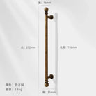 Antique Bronze Wardrobe Door Handles – Zinc Alloy Cabinet Pulls and Drawer Knobs 5066-192mm Handles