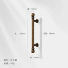 Antique Bronze Wardrobe Door Handles – Zinc Alloy Cabinet Pulls and Drawer Knobs 5066-96mm Handles