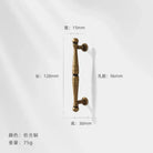 Antique Bronze Wardrobe Door Handles – Zinc Alloy Cabinet Pulls and Drawer Knobs 5068-96mm Handles