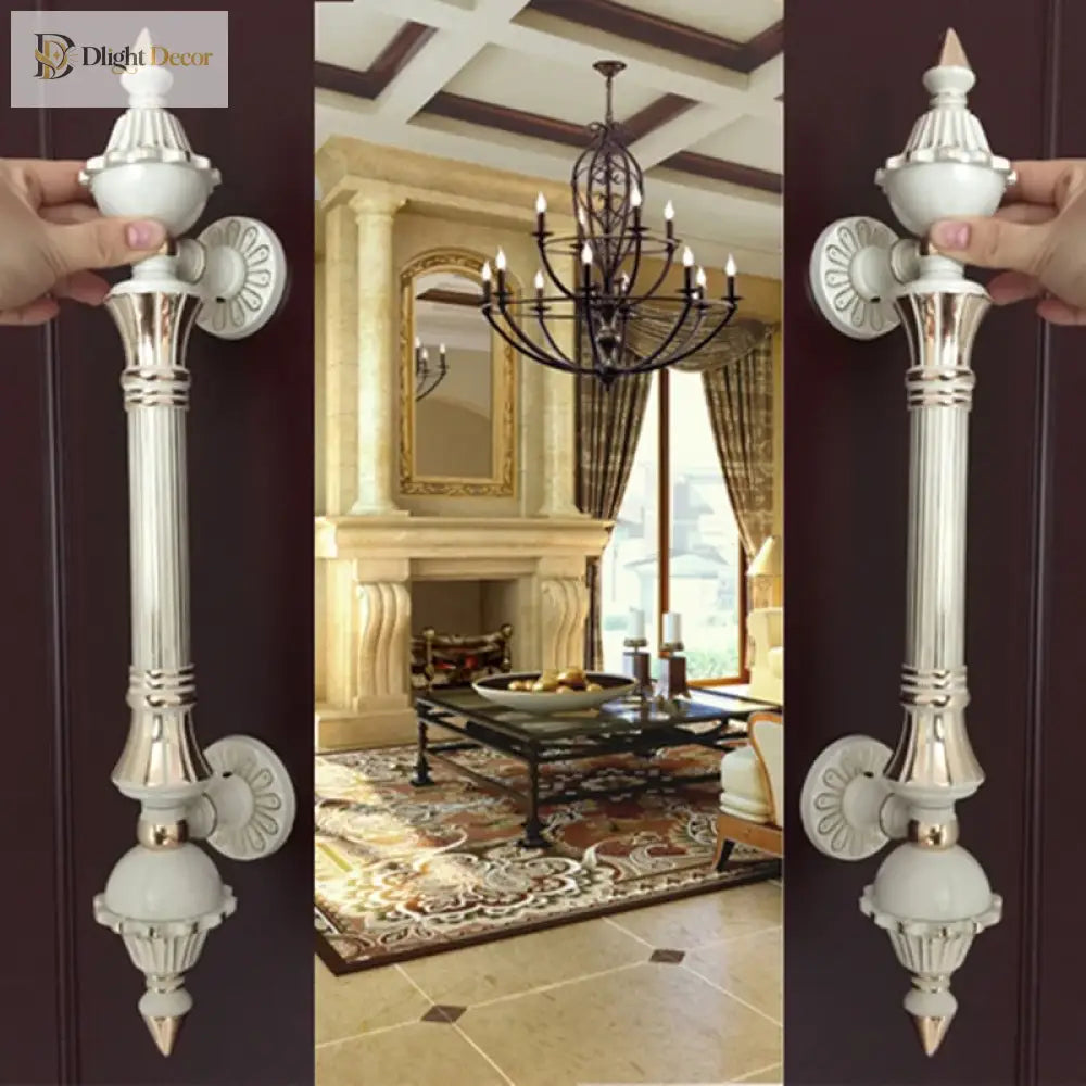 Antique Bronze Zinc Alloy Door Pull – Elegant Long Handle for Glass Wooden or Alloy Doors (280-550mm) Handles