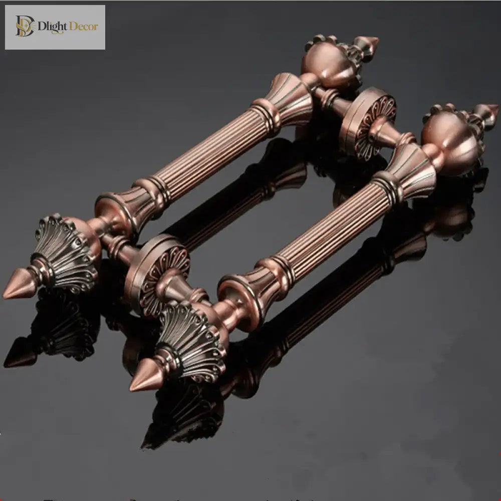 Antique Bronze Zinc Alloy Door Pull – Elegant Long Handle for Glass Wooden or Alloy Doors (280-550mm) Handles