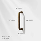 Antique Wardrobe Cabinet Handles - Retro Zinc Alloy Drawer Pulls and Knobs for Kitchen and Furniture 7053 96mm Handles