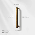 Antique Wardrobe Cabinet Handles - Retro Zinc Alloy Drawer Pulls and Knobs for Kitchen and Furniture 7055 128mm Handles