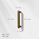 Antique Wardrobe Cabinet Handles - Retro Zinc Alloy Drawer Pulls and Knobs for Kitchen and Furniture 7055 96mm Handles