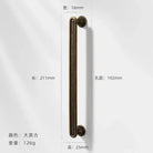 Antique Wardrobe Cabinet Handles - Retro Zinc Alloy Drawer Pulls and Knobs for Kitchen and Furniture 7056 192mm Handles