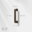 Antique Wardrobe Cabinet Handles - Retro Zinc Alloy Drawer Pulls and Knobs for Kitchen and Furniture 7056 96mm Handles
