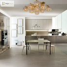 Anya’s Modern Crystal Chandelier - Square Design Ceiling Light