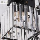 Anya’s Modern Crystal Chandelier - Square Design Ceiling Light