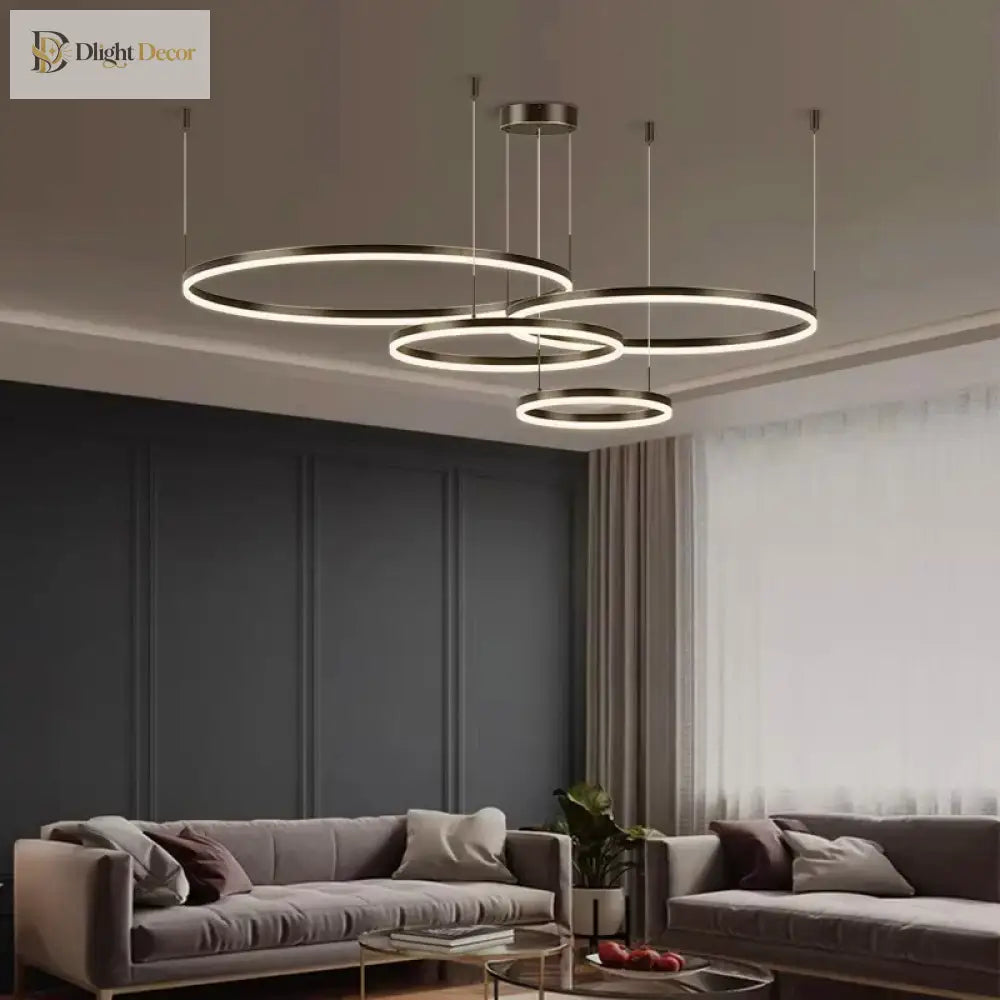Nordic Modern Led Living Room Chandelier - Stylish Lighting For Rooms Bedrooms And Home Decor