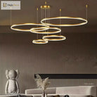 Nordic Modern Led Living Room Chandelier - Stylish Lighting For Rooms Bedrooms And Home Decor