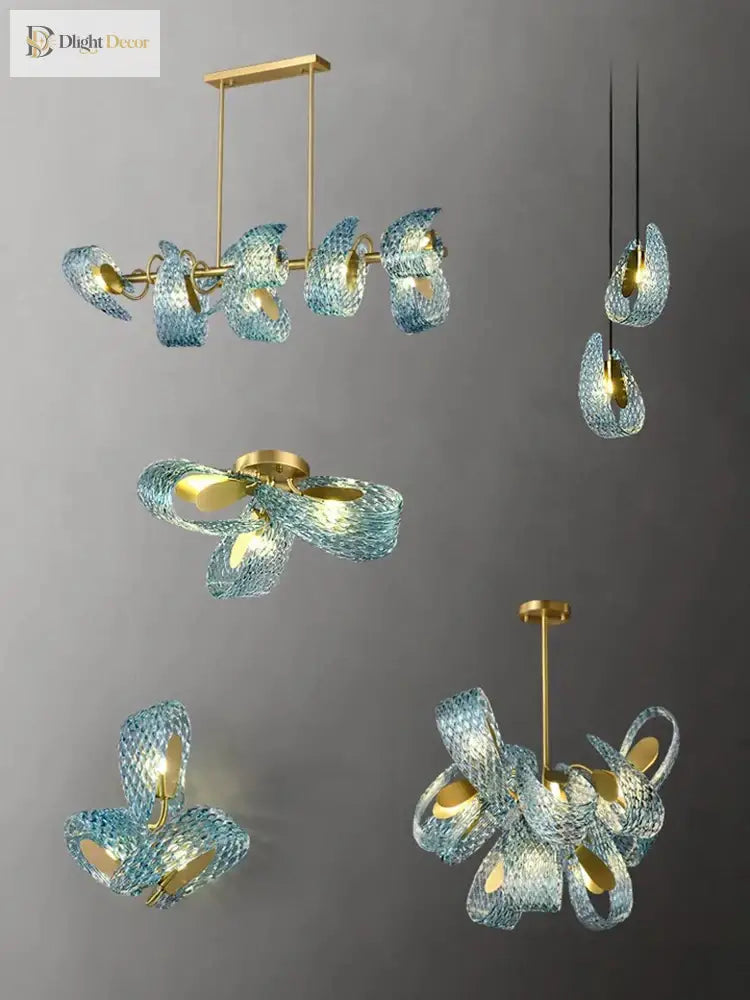 Aria’s Modern Glass Wall Lamp - Creative Light Luxury For Your Corridor And Tv Background Wall Lamp