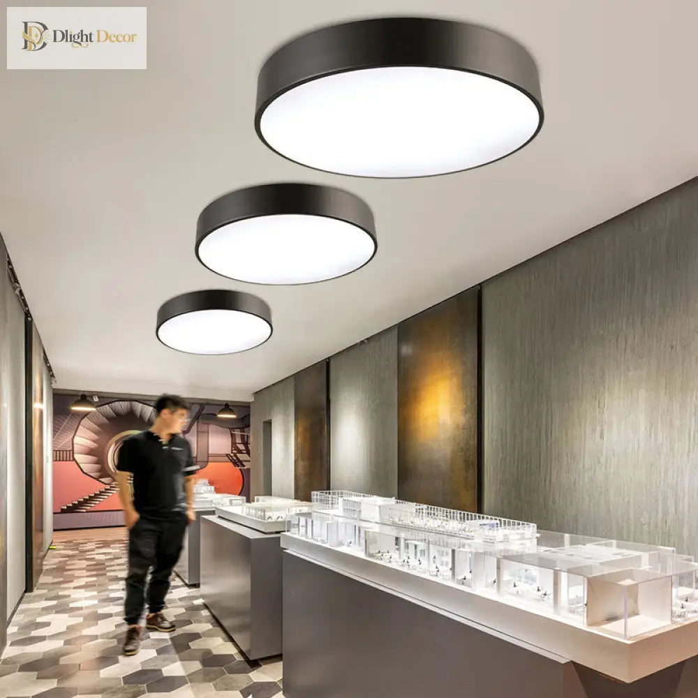 Arianna Modern Flush Mount - Bright & Efficient Led Light For Offices Ceiling