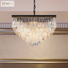 Ariel Cascading Crystal Elegance: Modern Chandelier (5 Tiers Or More) Chandelier