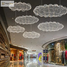 Art Decor Hollow Cloud Pendant Lights - Danish Design Firefly Chandelier For Living Rooms Bedrooms