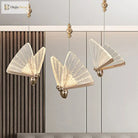 Art Deco Led Pendant Light - Butterfly Design For Bedroom Ambiance Lighting