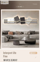 Dlight Decor Artistic Wood Crystal Wall Glow Light Wall Art