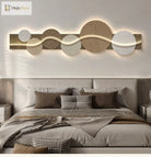 Dlight Decor Artistic Wood Crystal Wall Glow Light Wall Art