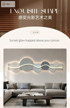Dlight Decor Artistic Wood Crystal Wall Glow Light Wall Art
