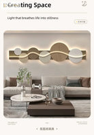 Dlight Decor Artistic Wood Crystal Wall Glow Light Wall Art