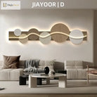 Dlight Decor Artistic Wood Crystal Wall Glow Light Wall Art
