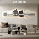 Dlight Decor Artistic Wood Crystal Wall Glow Light B / H150CM-W41CM / NON dimm warm light|UK Plug Wall Art