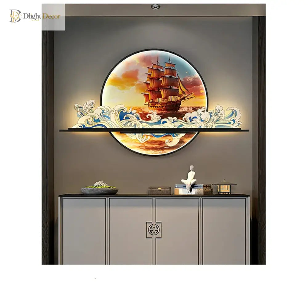 Dlight Decor Artistic Landscape Wall Glow Lamp Wall Art