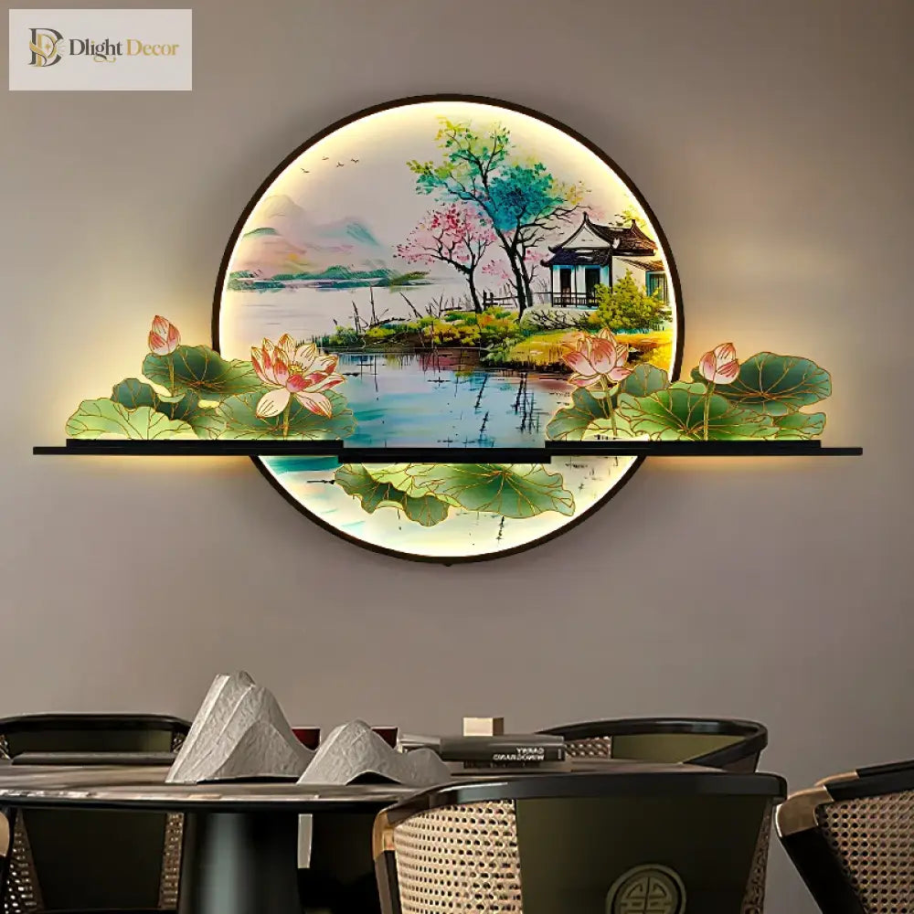 Dlight Decor Artistic Landscape Wall Glow Lamp Wall Art