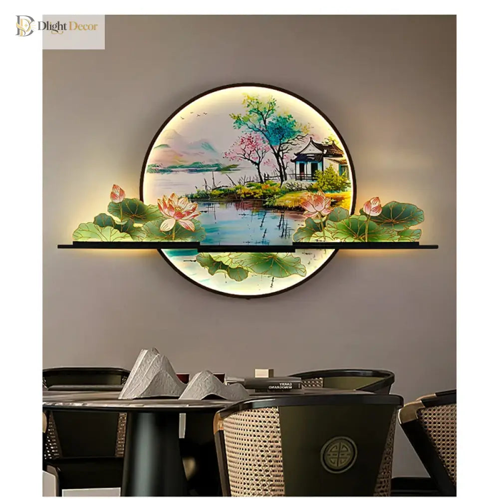 Dlight Decor Artistic Landscape Wall Glow Lamp Wall Art