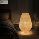 Asian Natural Rattan Floor Lamp - Versatile Indoor And Outdoor Lighting For Living Spaces Floor Lamp