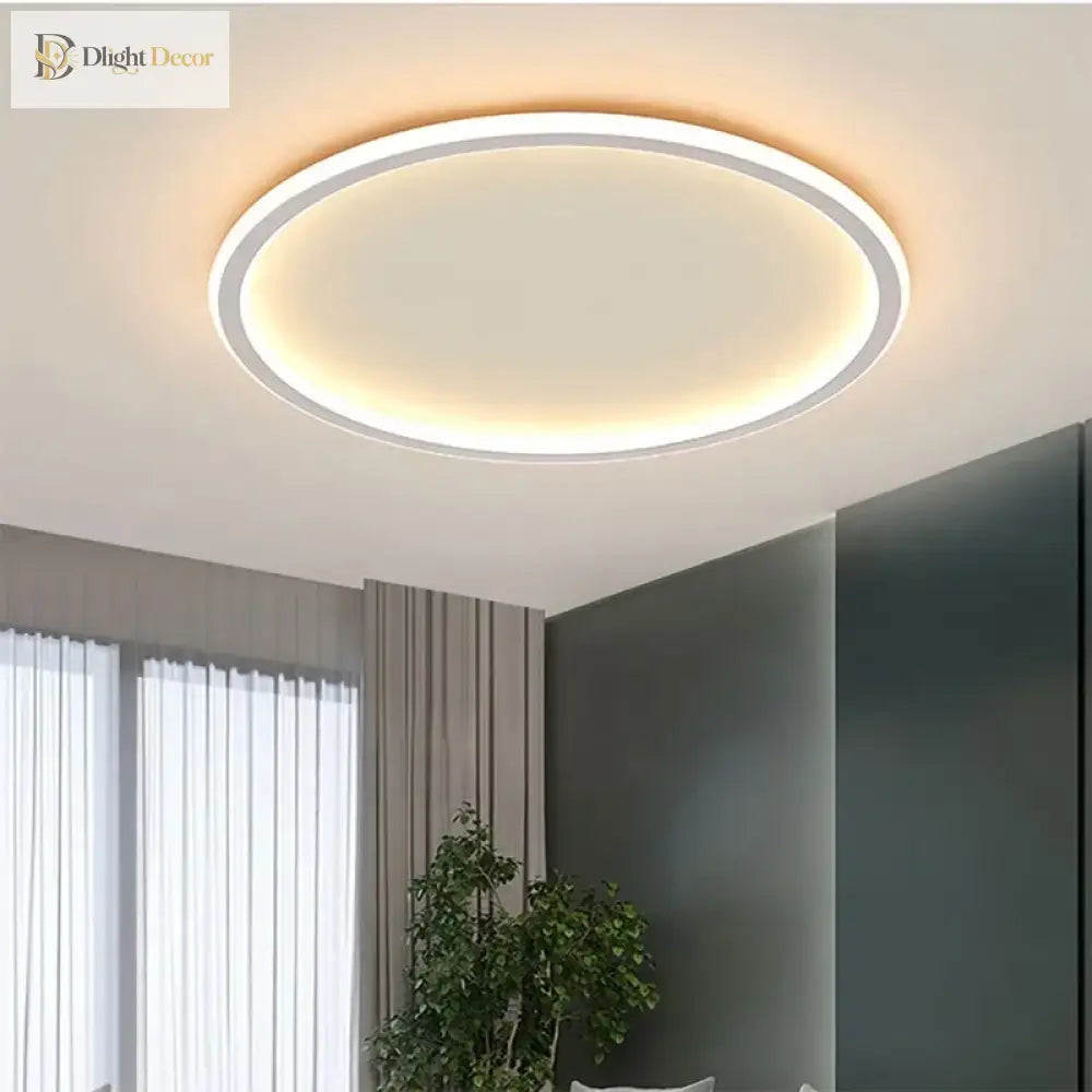 Nordic Minimalist Led Ceiling Light - Perfect For Bedroom Living Room Aisle Study Balcony Circular