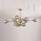 Astounding Sputnik: A Mid - Century Marvel For Modern Spaces 15 / Gold Smoke Grey Ceiling Light