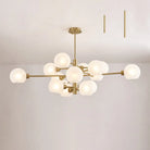 Astounding Sputnik: A Mid - Century Marvel For Modern Spaces 15 / Gold White Ceiling Light