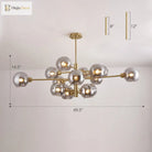 Astounding Sputnik: A Mid - Century Marvel For Modern Spaces Ceiling Light