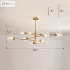 Astounding Sputnik: A Mid - Century Marvel For Modern Spaces Ceiling Light