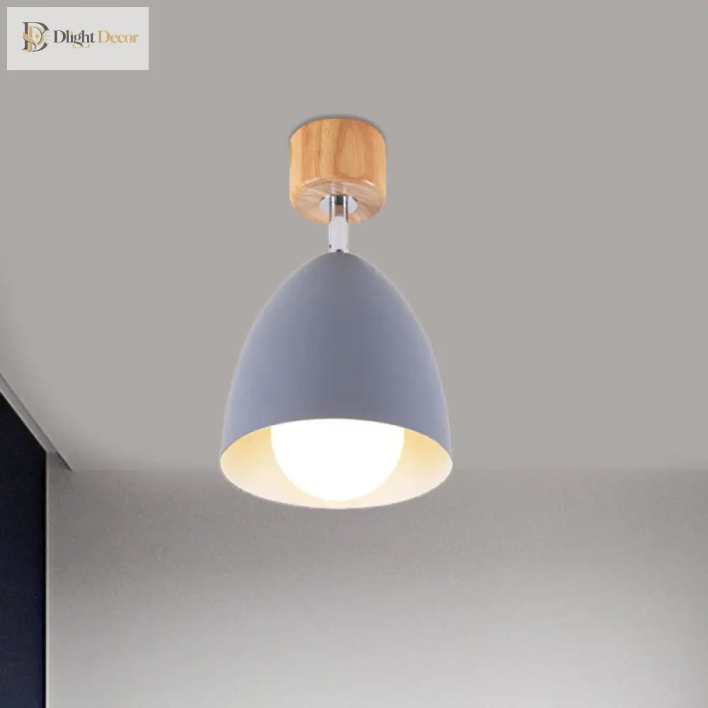 Astrid’s Modern Rotatable Semi - Flush Mount: Customizable Lighting For Your Bedroom Ceiling Light