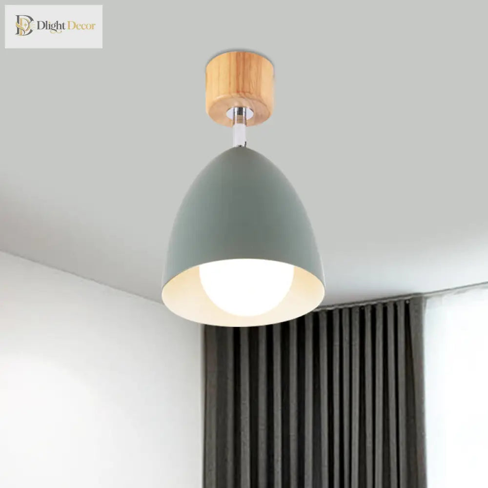 Astrid’s Modern Rotatable Semi - Flush Mount: Customizable Lighting For Your Bedroom Ceiling Light