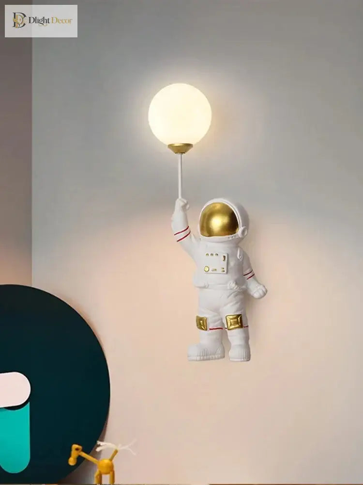 Astronaut Dual Planet Wall Lamp, two worlds one wall infinite wow 🚀🪐✨ - wall Lamp