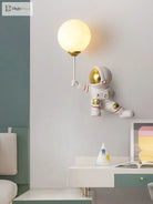 Astronaut Dual Planet Wall Lamp, two worlds one wall infinite wow 🚀🪐✨ - wall Lamp