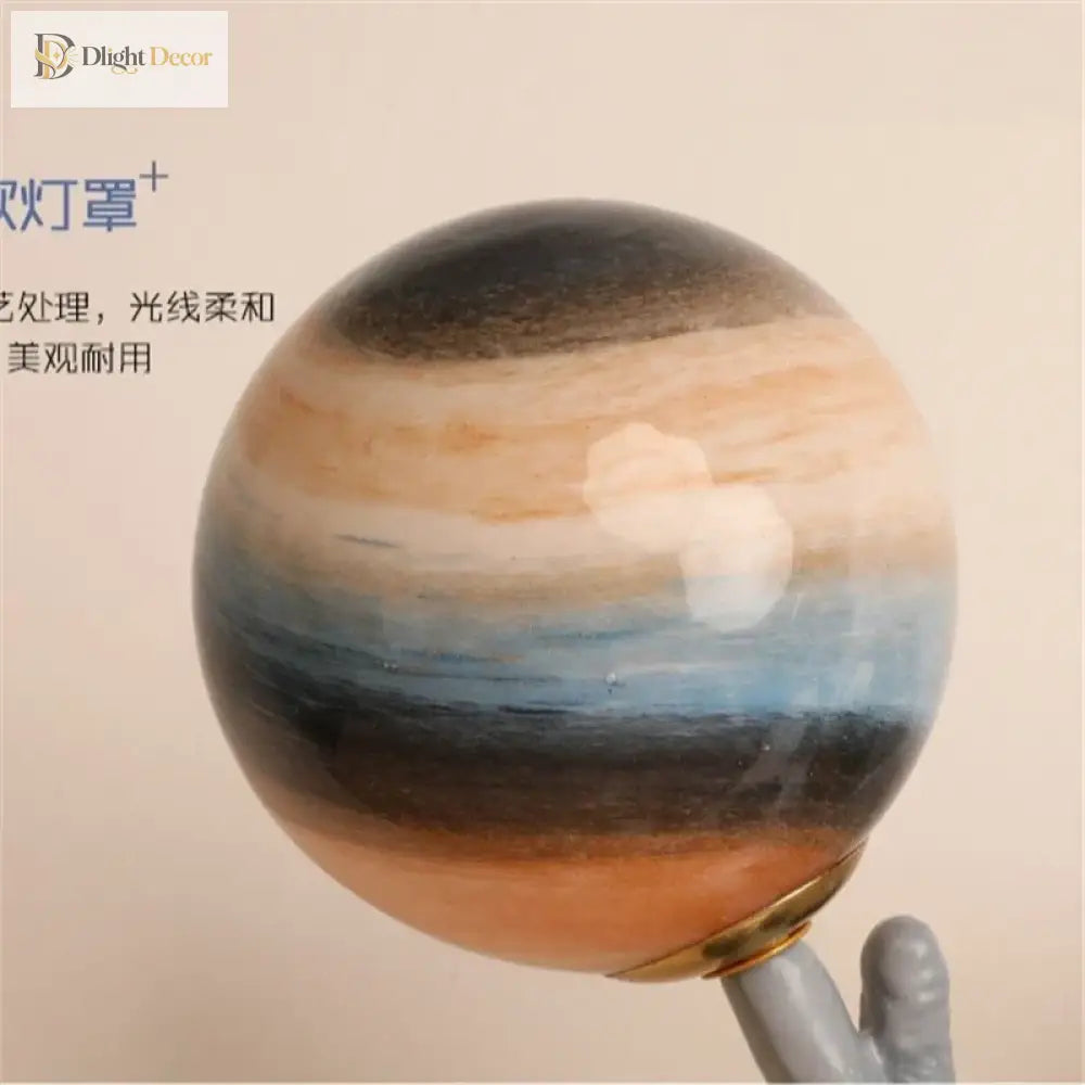 Astronaut Dual Planet Wall Lamp, two worlds one wall infinite wow 🚀🪐✨ - wall Lamp