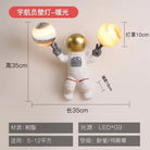 Astronaut Dual Planet Wall Lamp, two worlds one wall infinite wow 🚀🪐✨ - Style D - wall Lamp