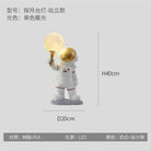 Astronaut Moon Table Lamp, a tiny spaceman a glowing moon and a whole lot of charm 🚀🌕✨ - A - Table Lamp