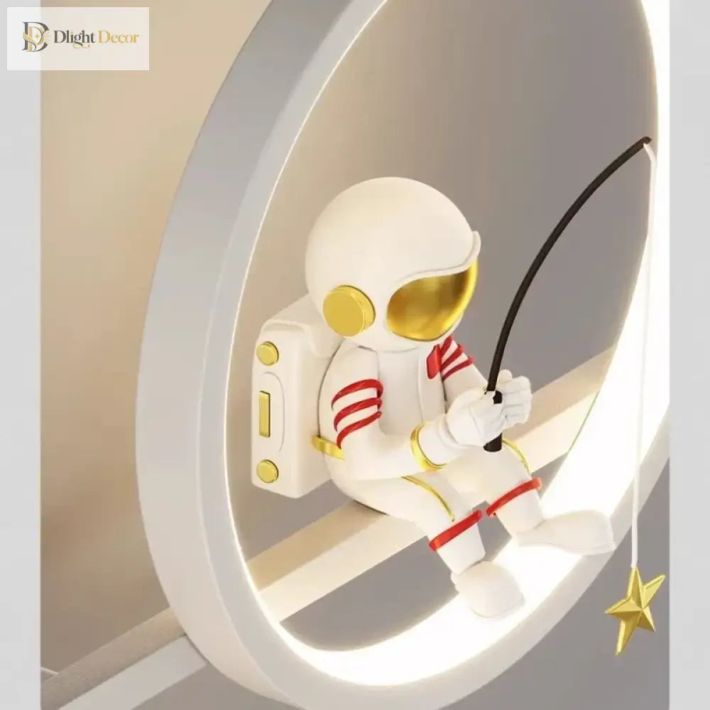 Astronaut Star Projector Wall Lamp, turns your child’s bedroom into a galaxy every single night ⭐🌙🚀 - wall Lamp