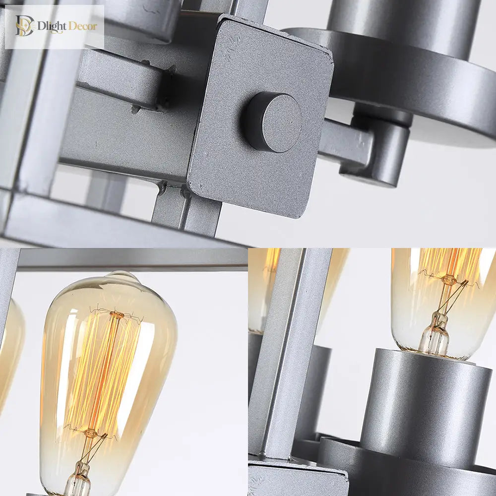 Aubrie Square Ceiling Light - Industrial Style For Modern Living Fixtures