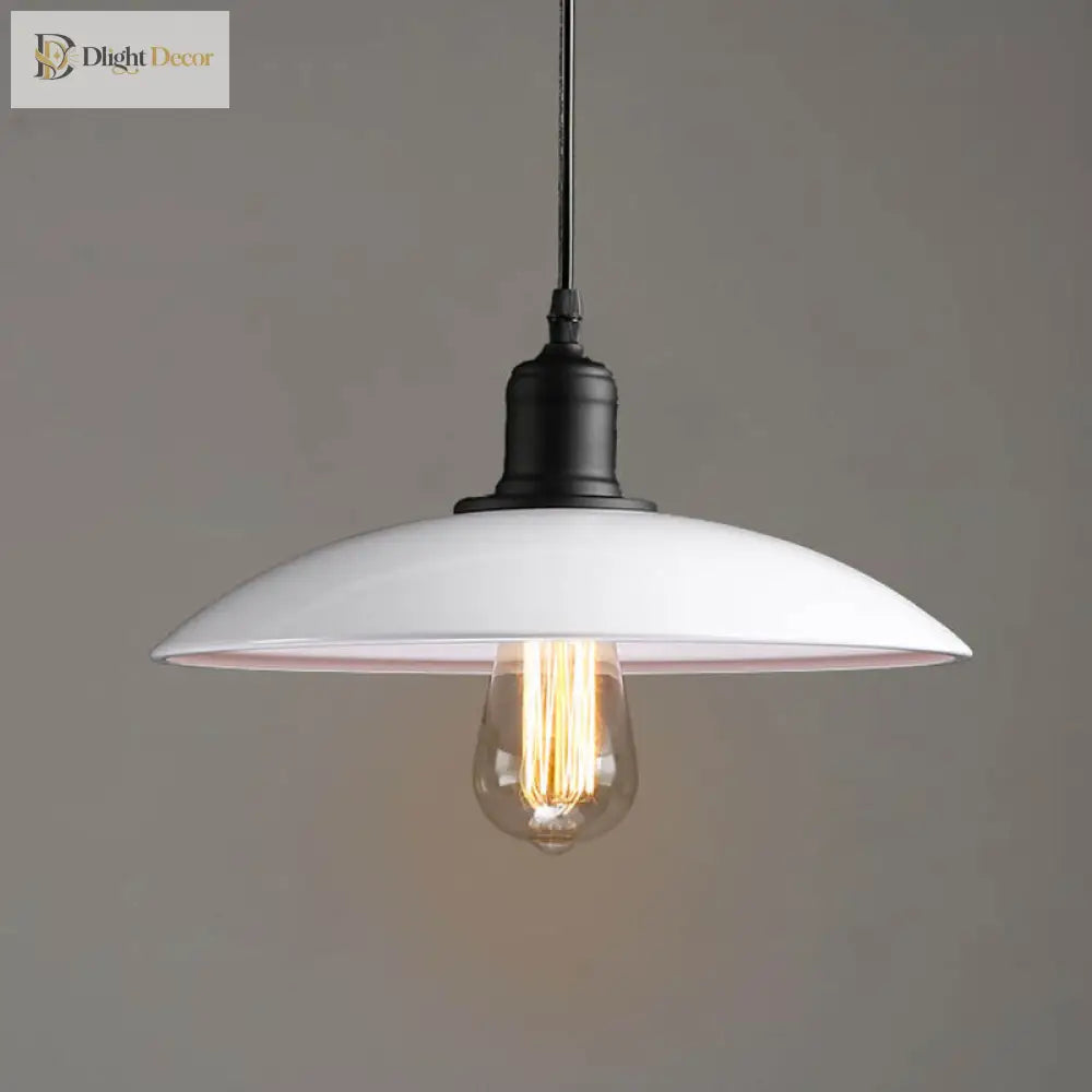 Audrey Metal Pot Lid Pendant Light - Chic 1 - Light Fixture For Restaurants Lighting