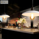 Audrey Metal Pot Lid Pendant Light - Chic 1 - Light Fixture For Restaurants Lighting
