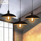 Audrey Metal Pot Lid Pendant Light - Chic 1 - Light Fixture For Restaurants Lighting