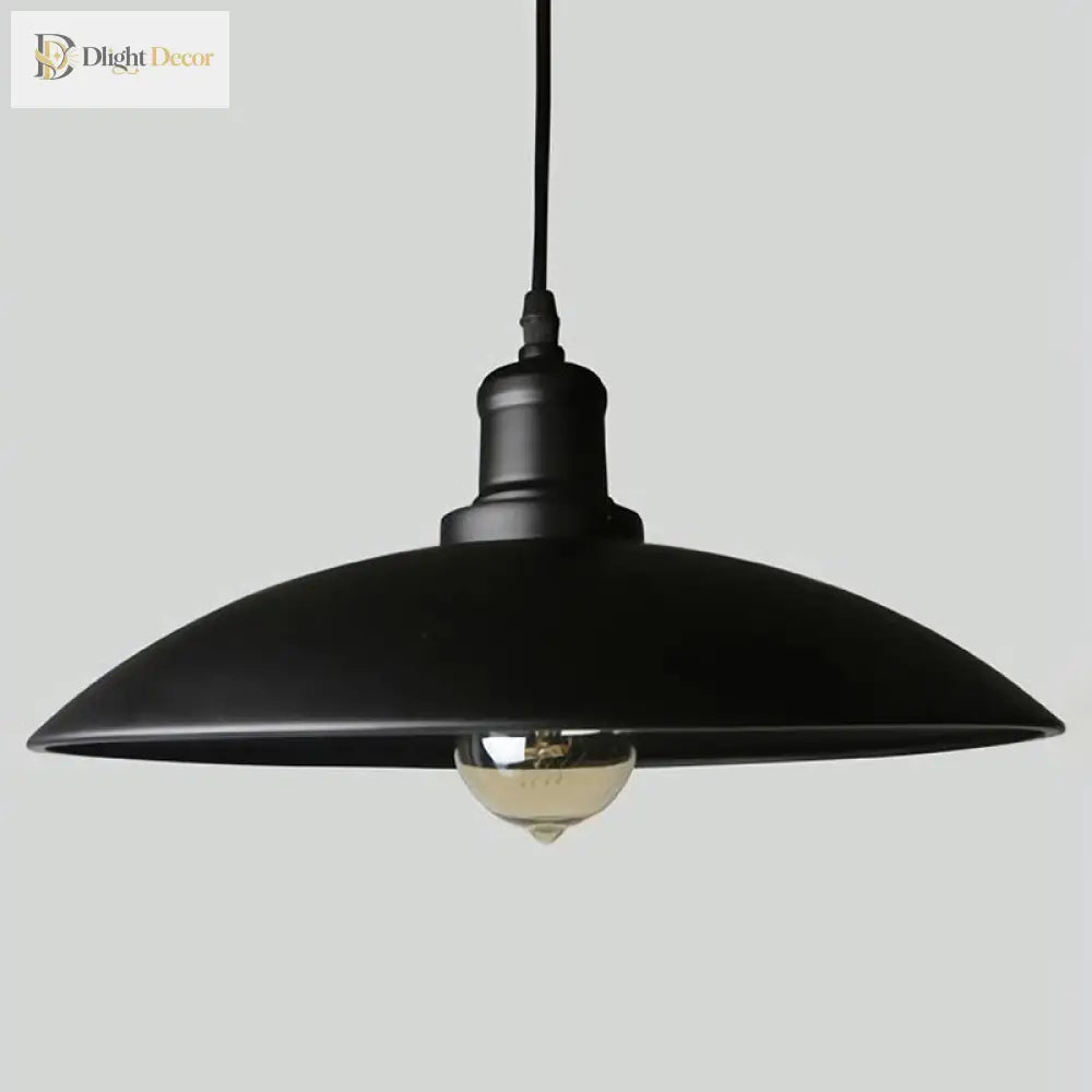 Audrey Metal Pot Lid Pendant Light - Chic 1 - Light Fixture For Restaurants Lighting